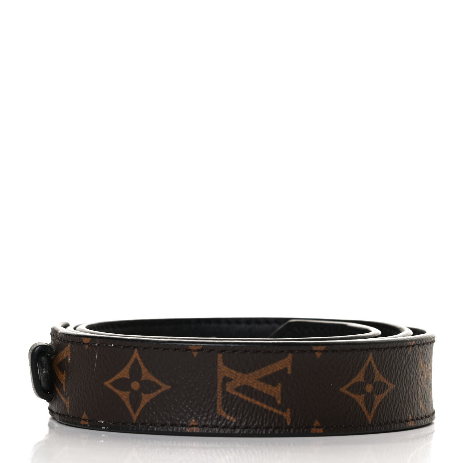 Louis Vuitton Monogram Bandouliere Shoulder Strap XL Black 2 of 6