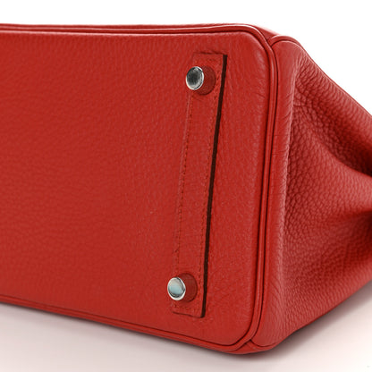 Hermes Togo Birkin 25 Vermillion 10 of 14