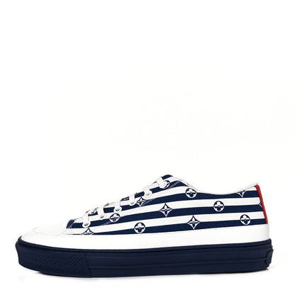 Louis Vuitton Canvas Escale Stellar Sneakers 40 Blue 1 of 9