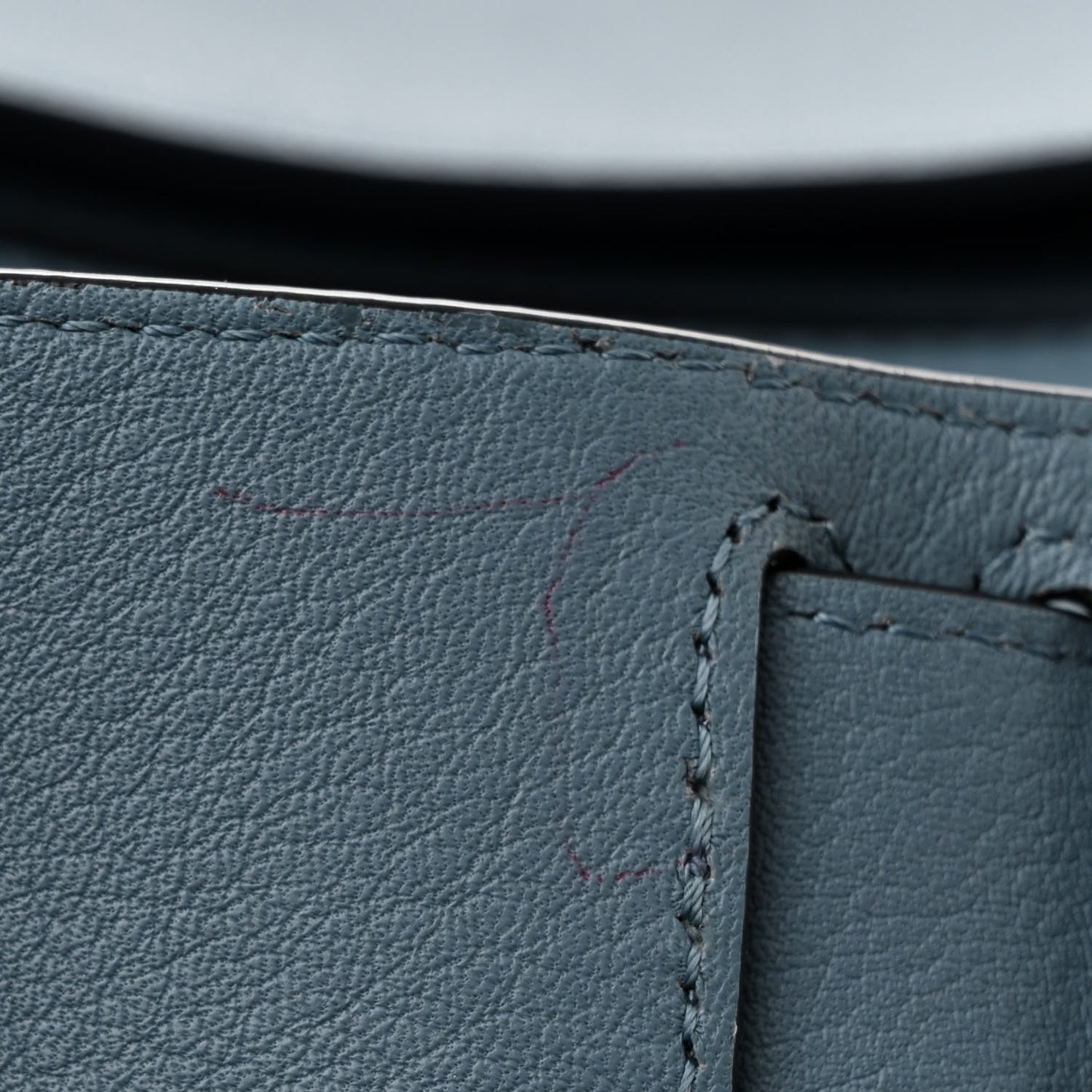 Calfskin Medium Puzzle Bag Stone Blue