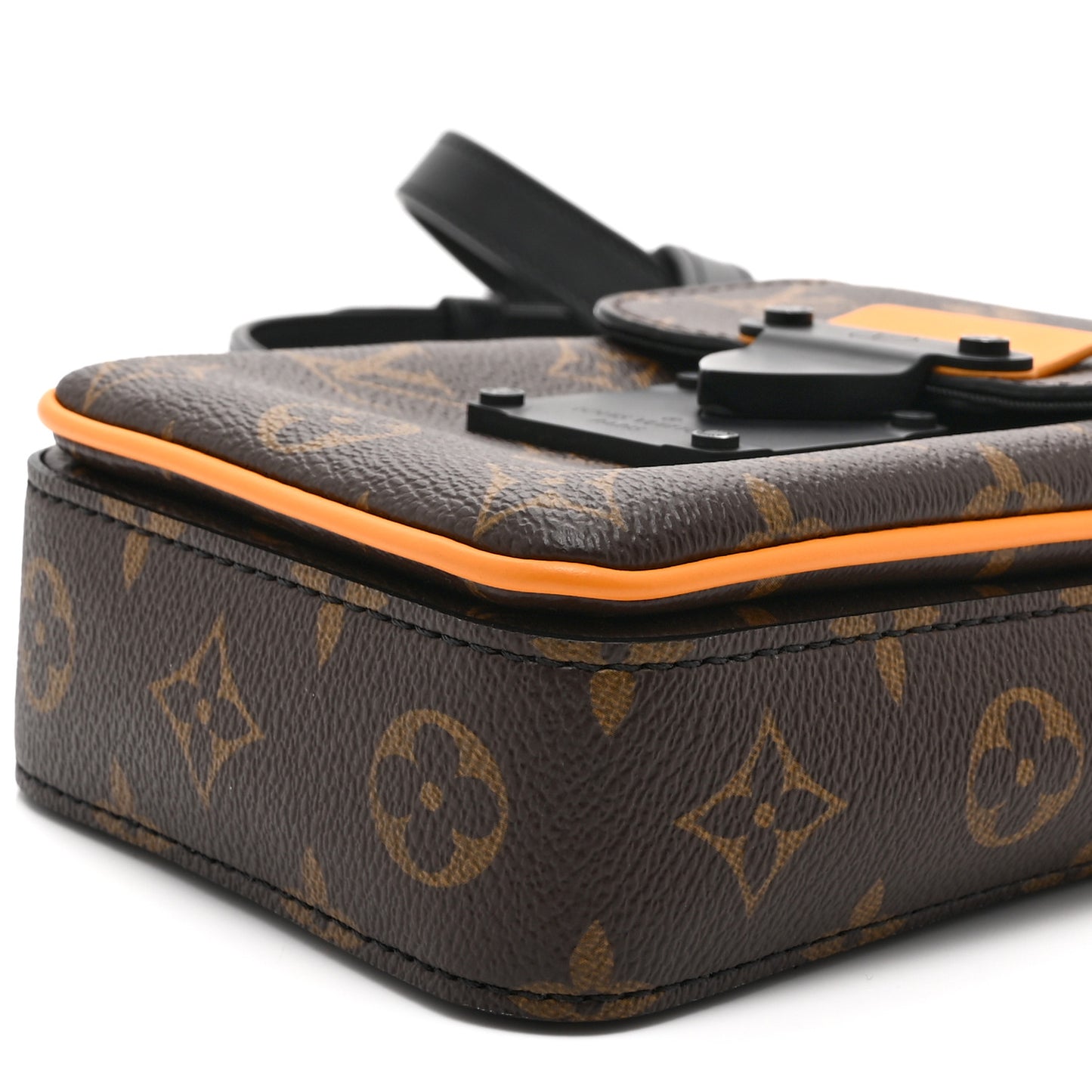 Monogram S Lock Vertical Wearable Wallet Radiant Sun