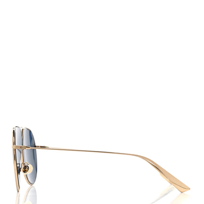 Christian Dior Metal Stellaire 3 Sunglasses Gold Blue 3 of 7