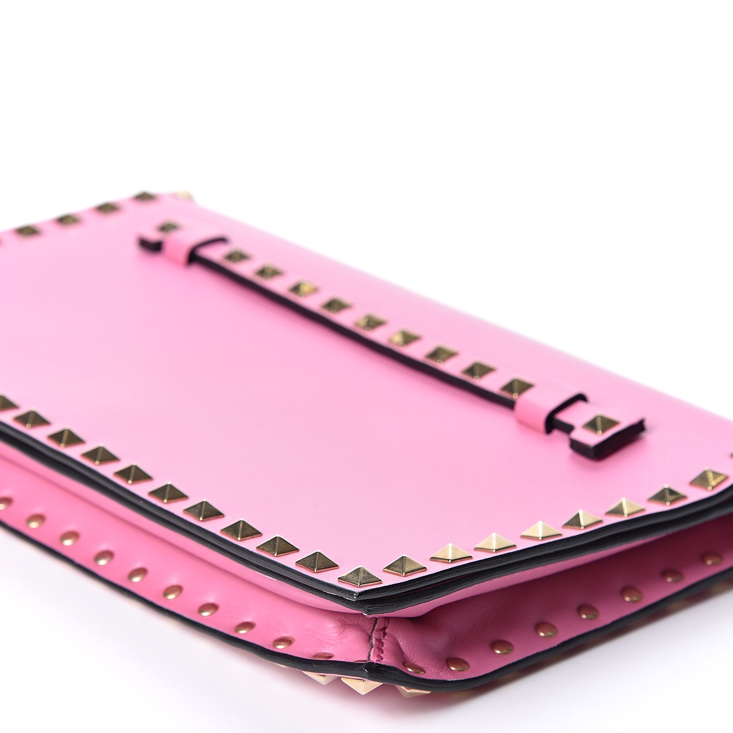 Nappa Rockstud Wristlet Clutch Ninphea
