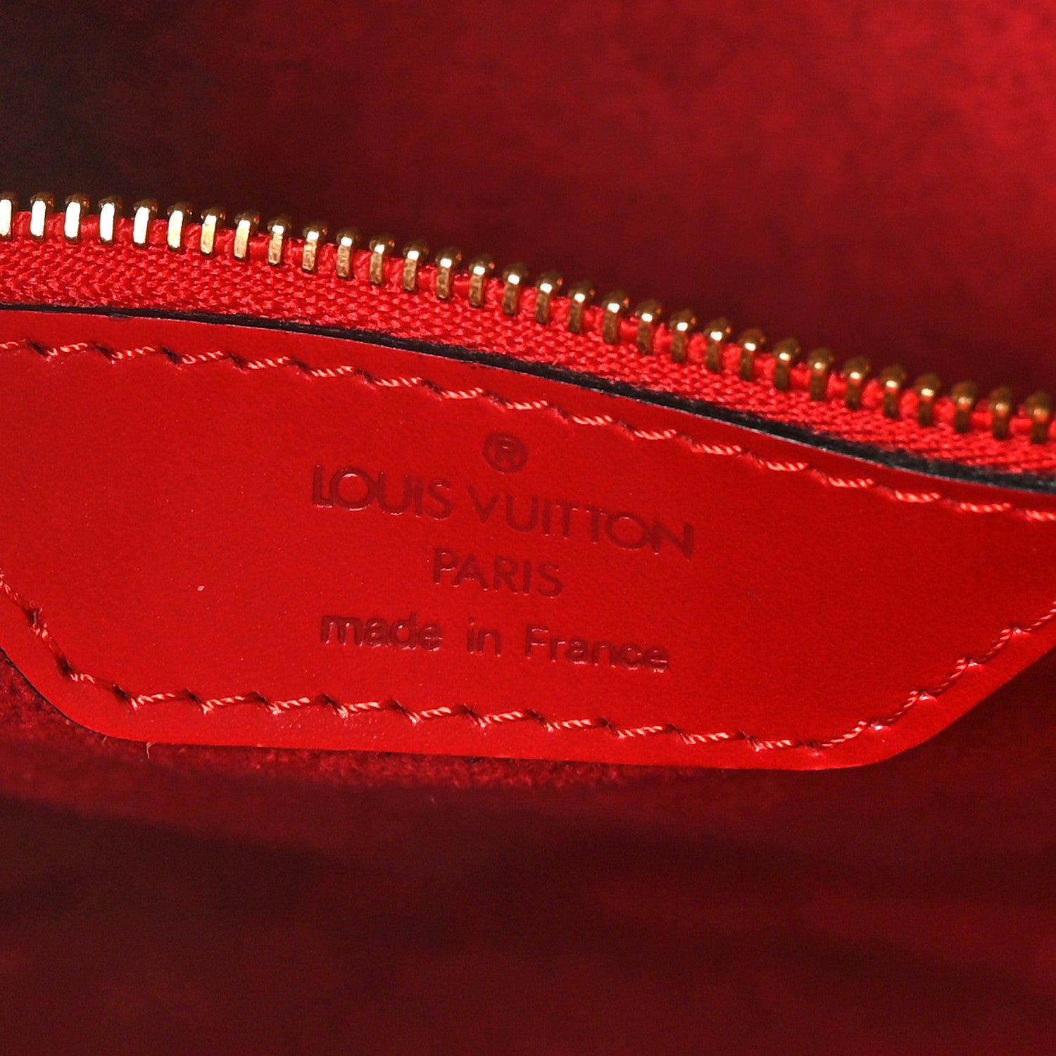 Louis Vuitton Epi Saint Jacques GM Castillan Red 6 of 9