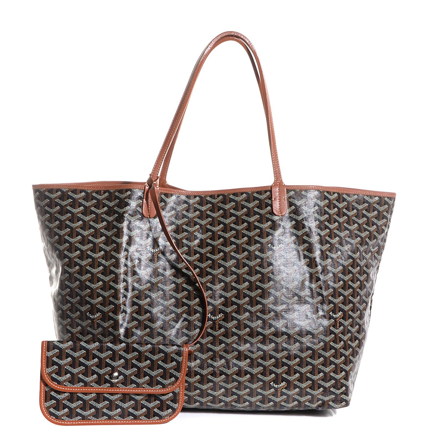 Goyard Goyardine Saint Louis GM Black Gold 1 of 9