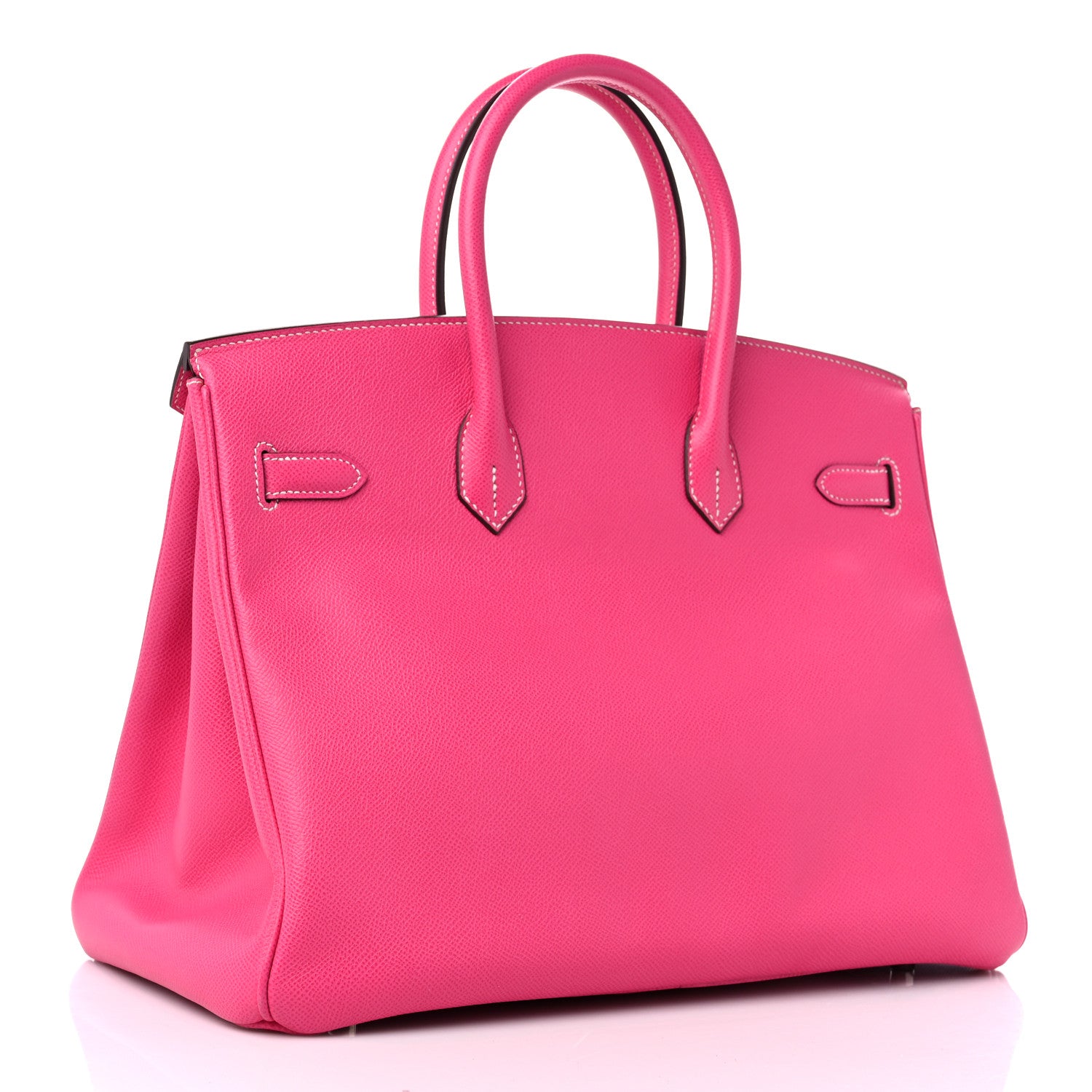 Hermes Epsom Candy Birkin 35 Rose Tyrien Rubis 2 of 9