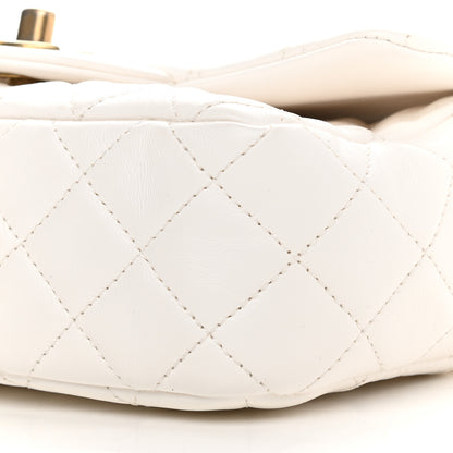 Chanel Lambskin Quilted Mini Rectangular Pearl Crush Flap White 9 of 9