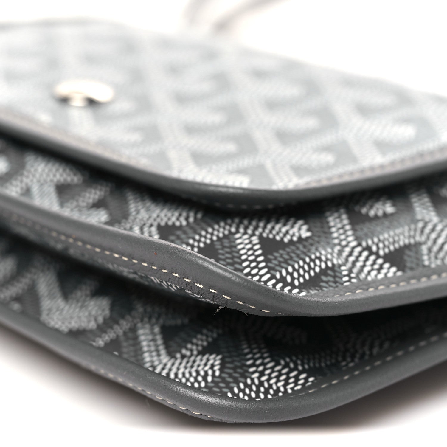 Goyard Goyardine Plumet Wallet Clutch Grey 9 of 9