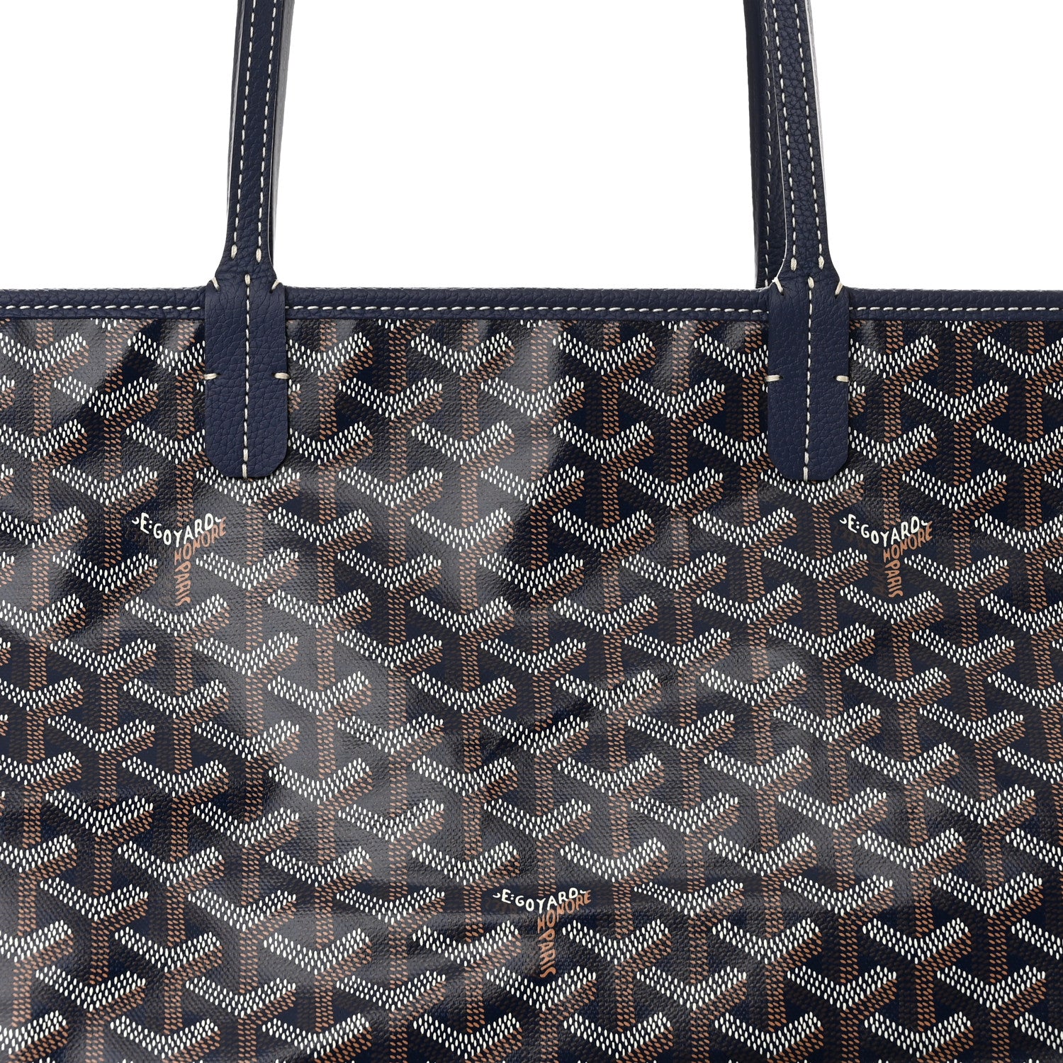 Goyard Goyardine Sac Hardy Pet Carrier PM Navy 9 of 11