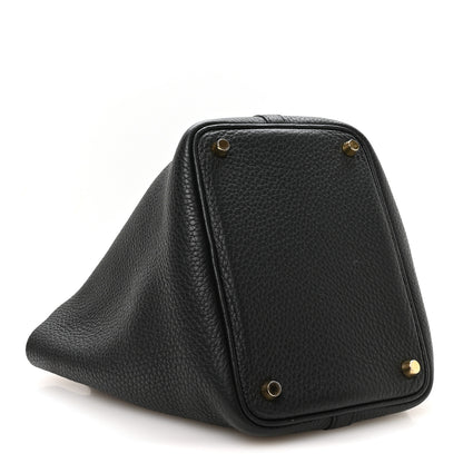Hermes Taurillon Clemence Picotin Lock 18 PM Black 4 of 13