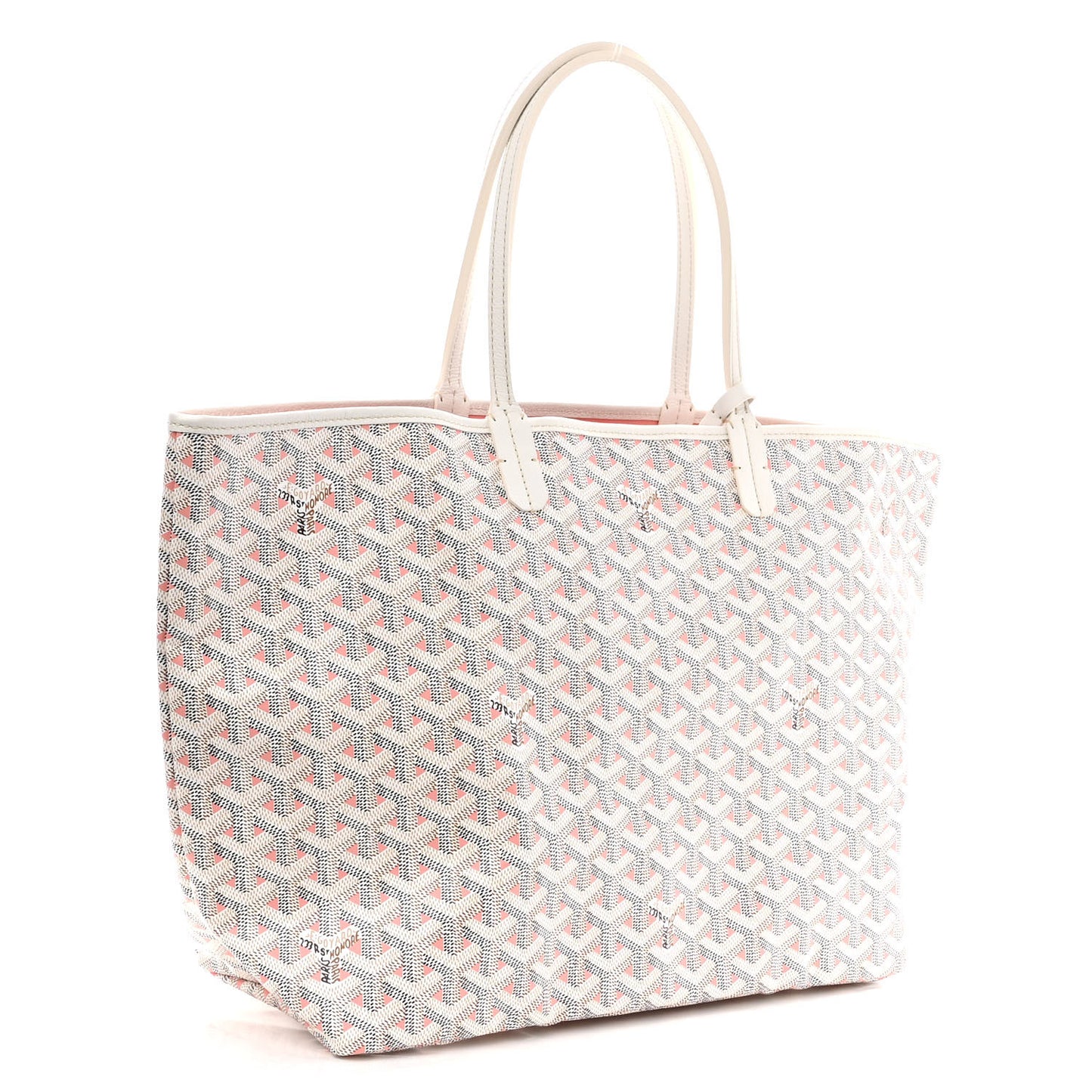 Goyardine Saint Louis Claire Voie PM White Pink
