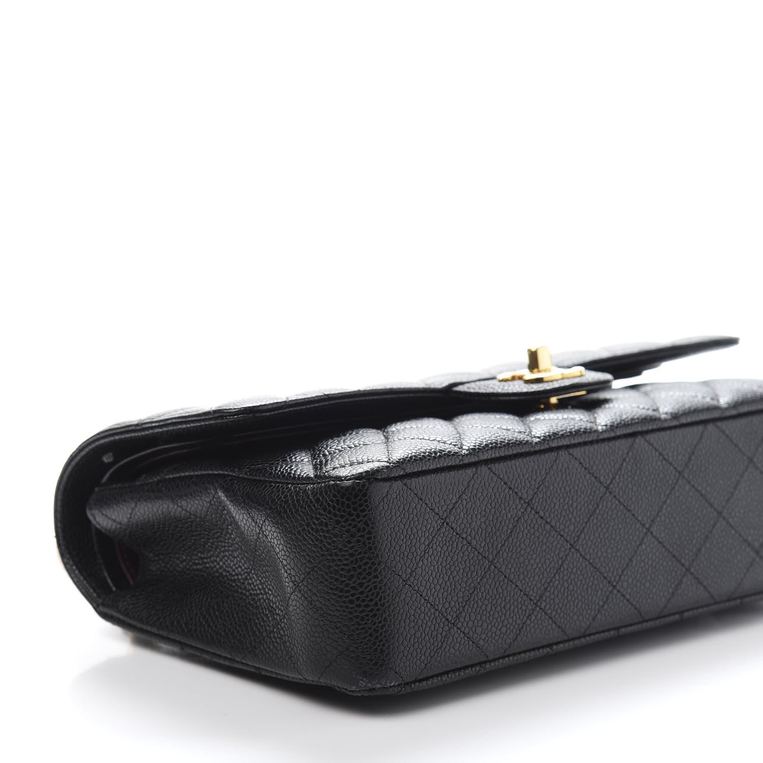 Chanel Caviar Quilted Medium Double Flap Black 9 of 12