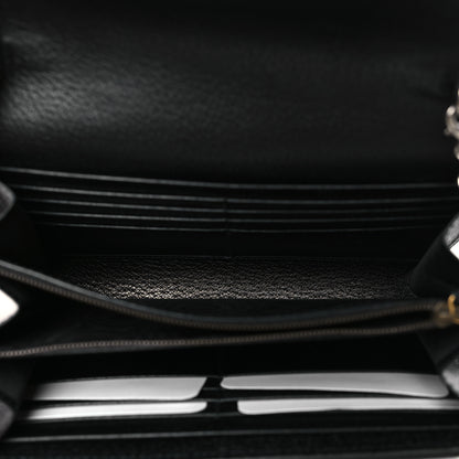 Gucci Calfskin Web Mini Dionysus Chain Wallet Black 5 of 11