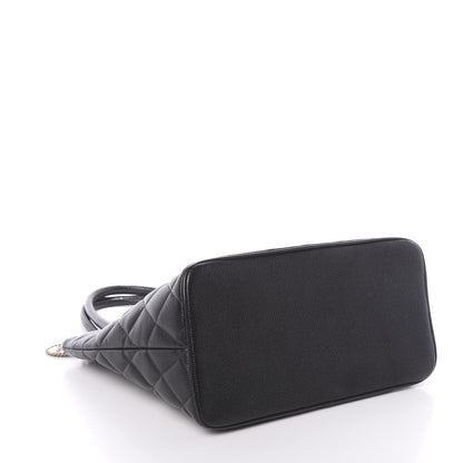 Chanel Caviar Quilted Medallion Tote Black 4 of 10