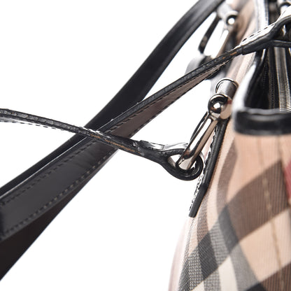 Burberry Supernova Check Stanton Tote Black 19 of 20