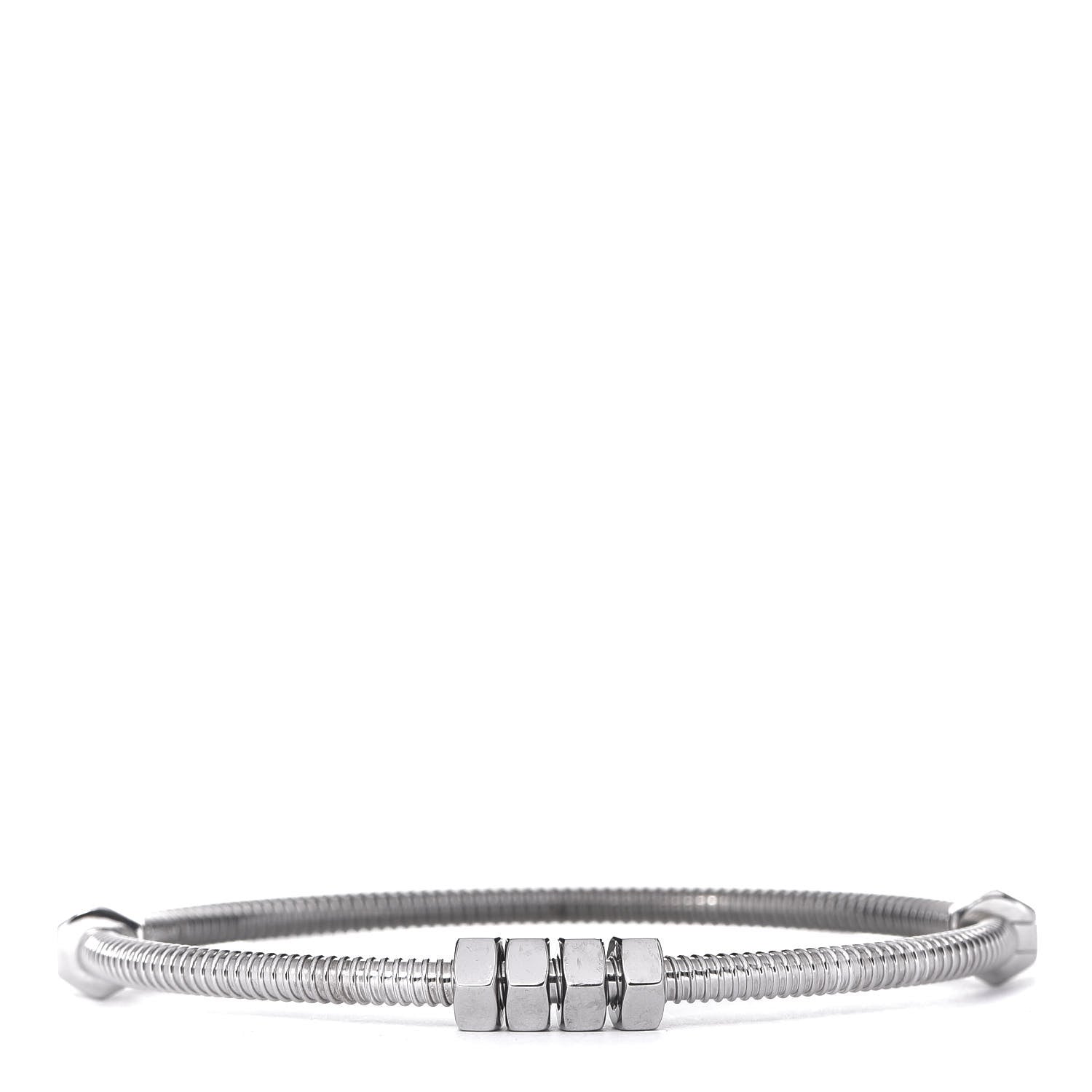 Cartier 18K White Gold Ecrou de Bracelet 18 1 of 4