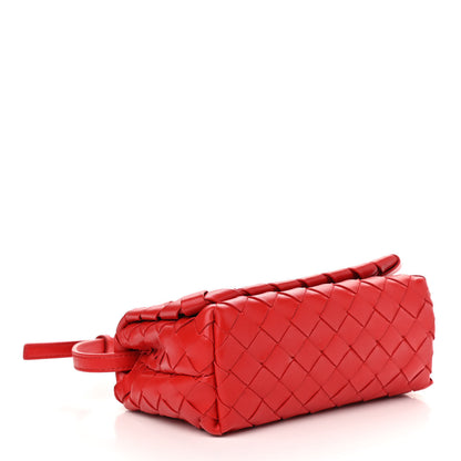 Bottega Veneta Nappa Intrecciato Mini Crossbody Red 4 of 10