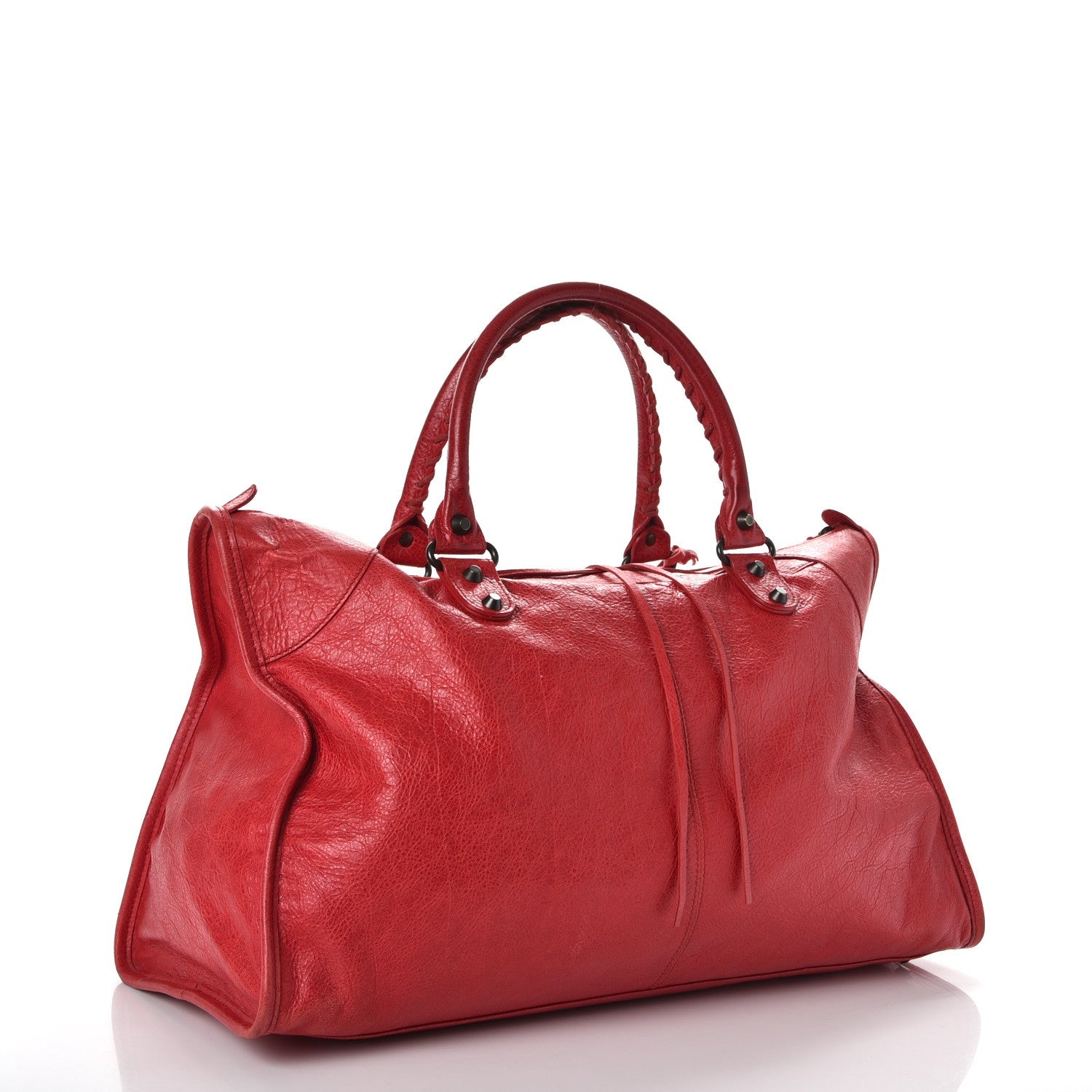 Balenciaga Agneau Classic Hardware Work Rouge Coquelicot 3 of 15