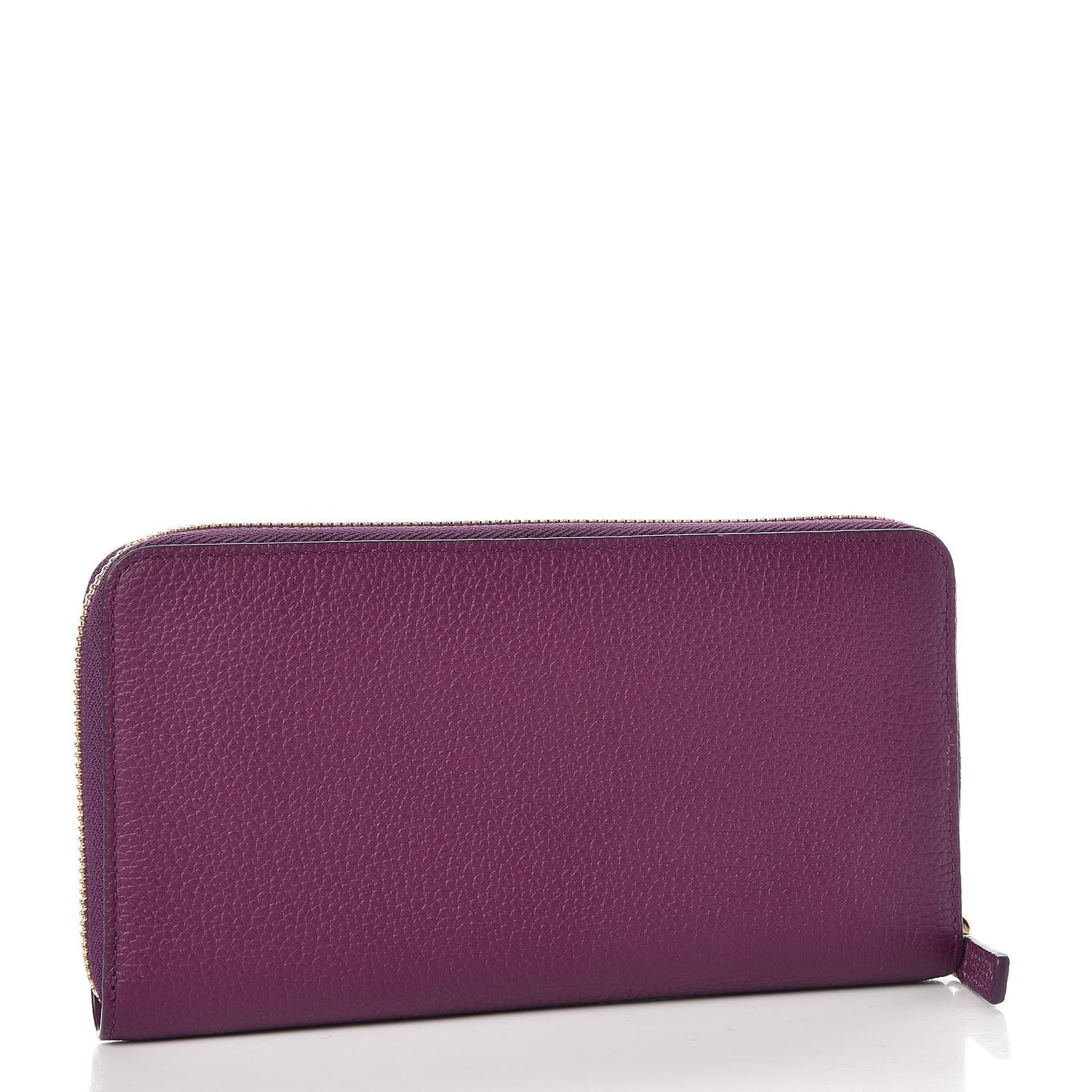 Calfskin Fontanellas Park Avenue Milla Zip Around Wallet Purple