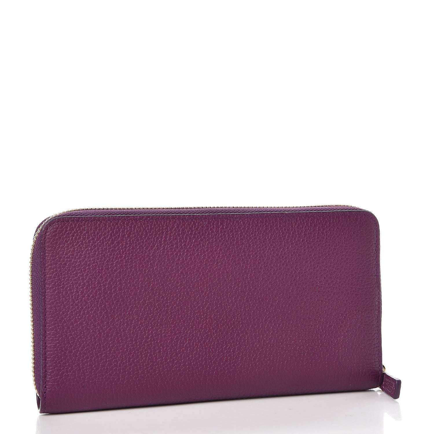 MCM Calfskin Fontanellas Park Avenue Milla Zip Around Wallet Purple 3 of 10