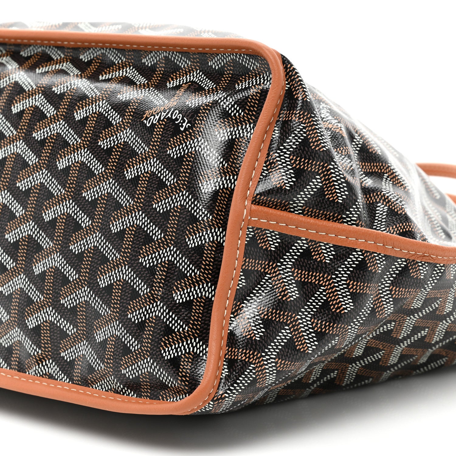 Goyard Goyardine Reversible Anjou PM Black Gold 10 of 10
