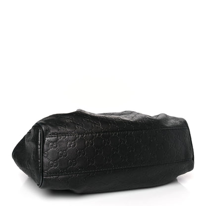 Gucci Guccissima Medium Sukey Tote Black 4 of 9
