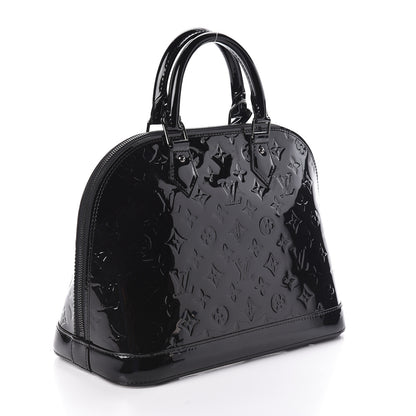 Louis Vuitton Vernis Alma PM Noir Magnetique 3 of 8