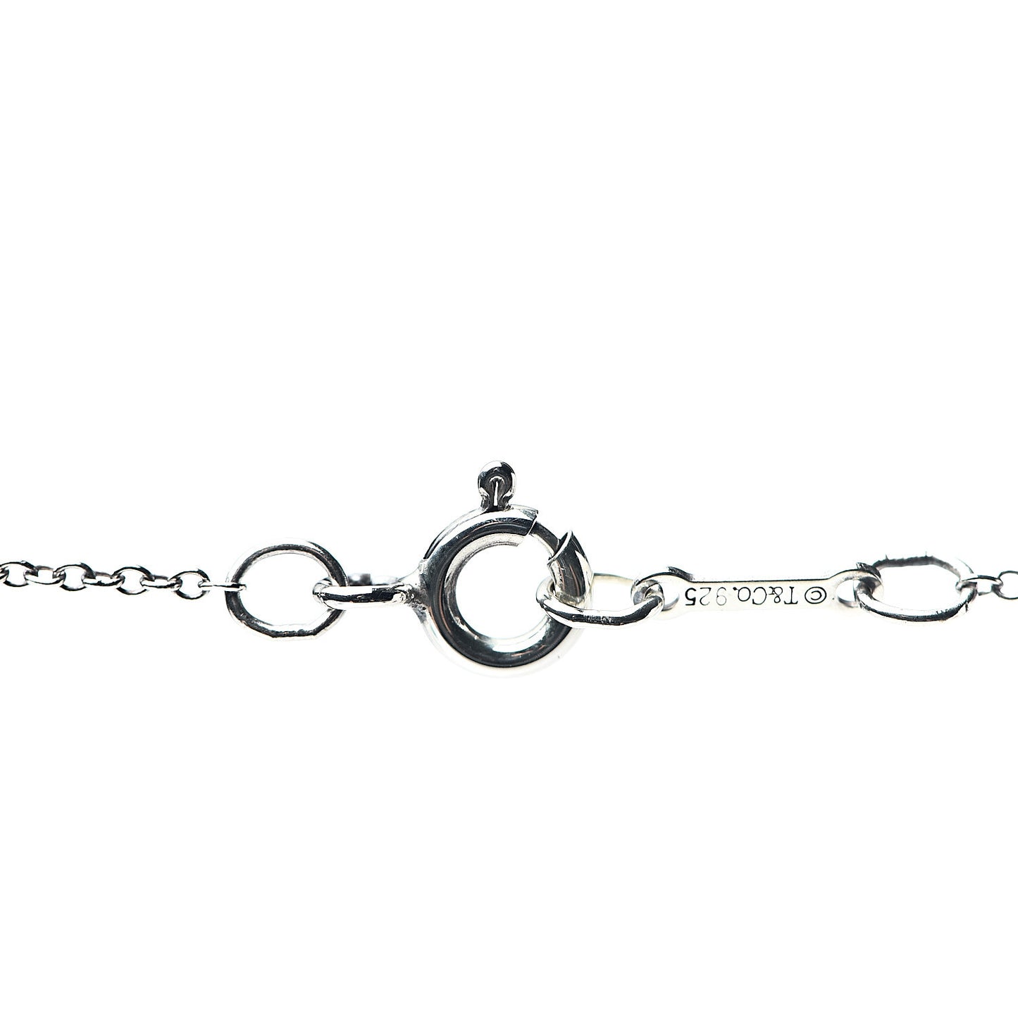 Sterling Silver Diamond Paloma Picasso Love and Kisses Bar Pendant Necklace