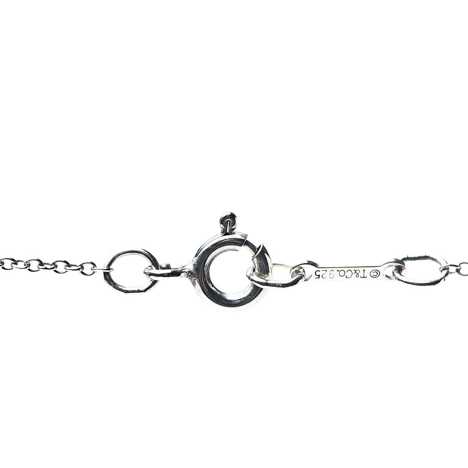 Tiffany Sterling Silver Diamond Paloma Picasso Love and Kisses Bar Pendant Necklace 5 of 7
