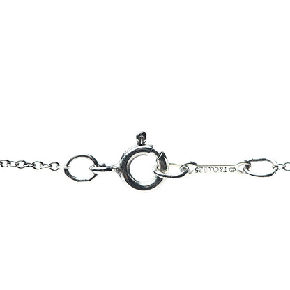 Tiffany Sterling Silver Diamond Paloma Picasso Love and Kisses Bar Pendant Necklace 5 of 7