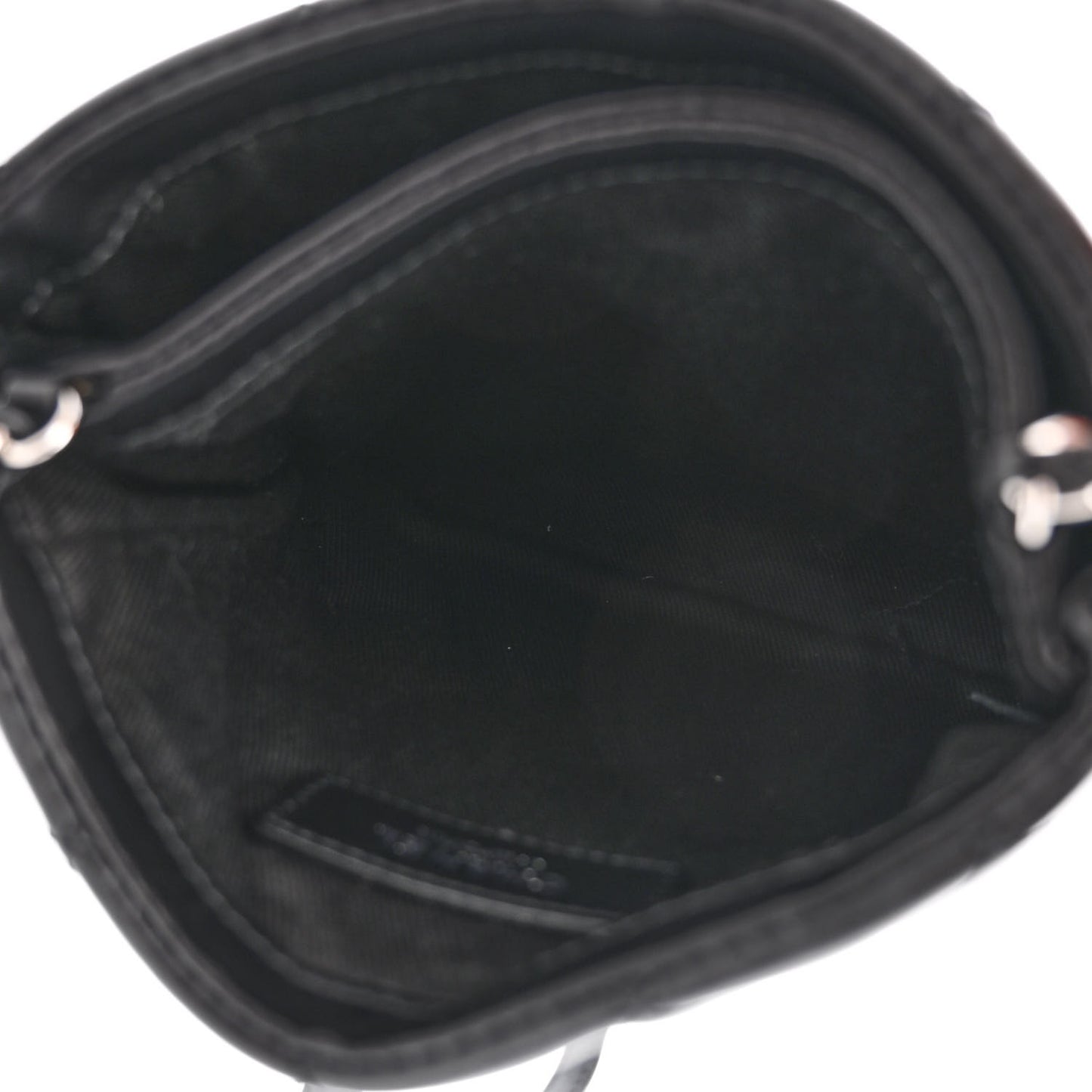 Lambskin Quilted Crossbody Bag Black
