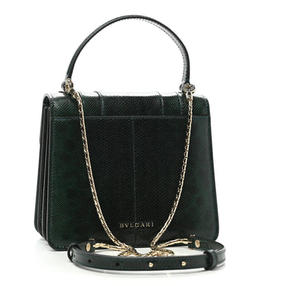 Bulgari Shiny Karung Serpenti Forever Top Handle Emerald Green 2 of 9