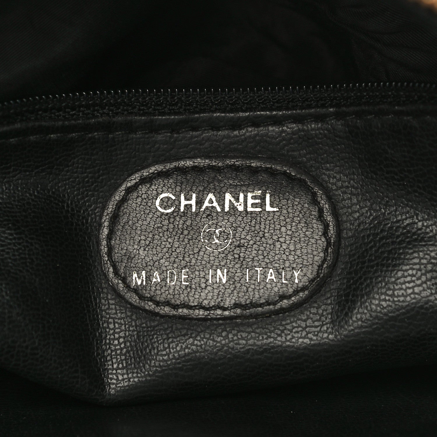 Chanel Caviar Timeless CC Cosmetic Pouch Black 6 of 20