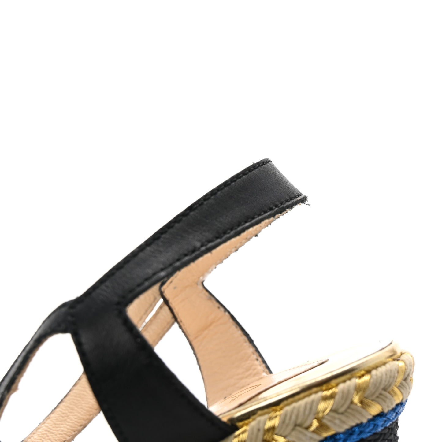 Calf Hair Calfskin Trotolita Leopard Espadrille Sandals 36 Black Multicolor