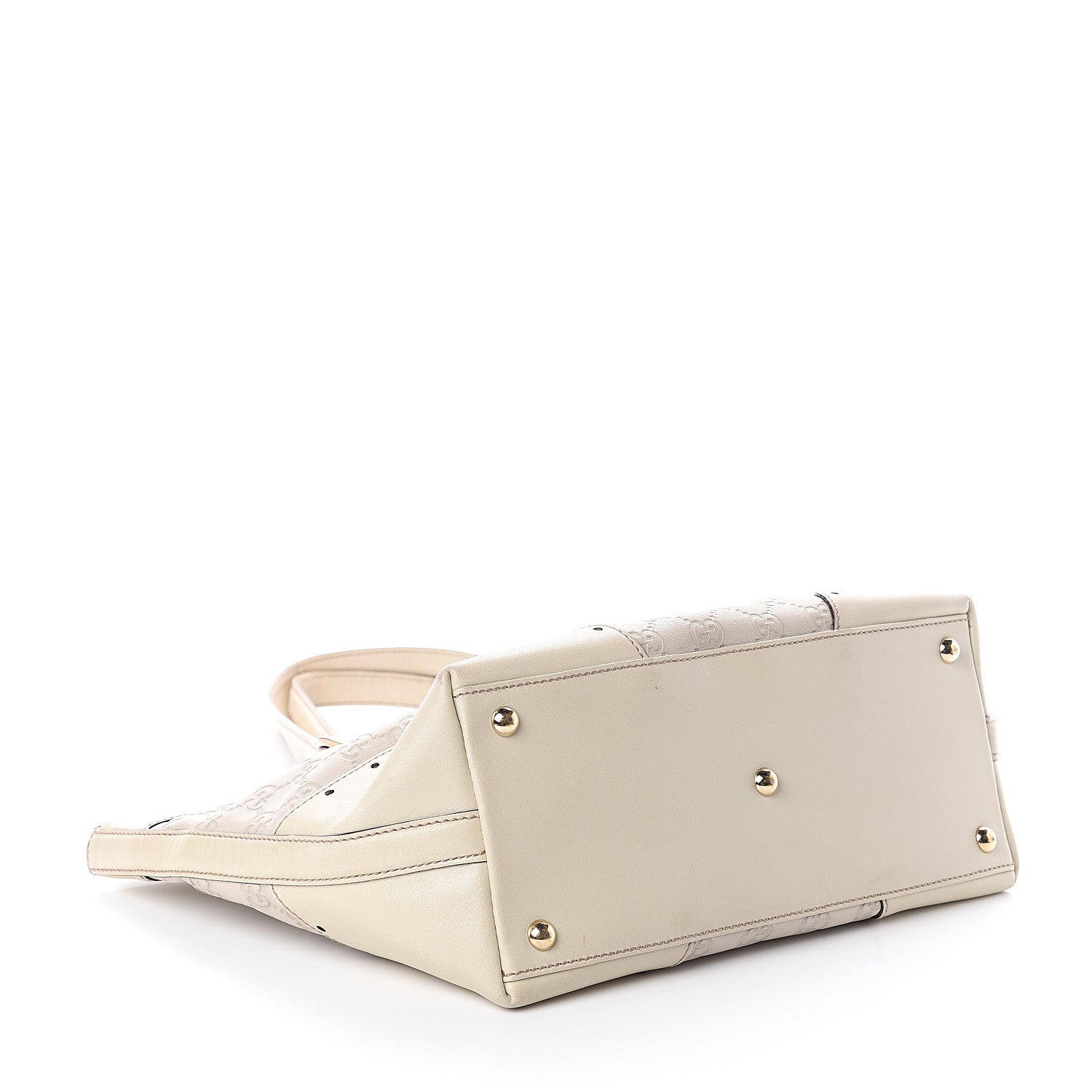 Gucci Guccissima Large Punch Tote Ivory 3 of 7