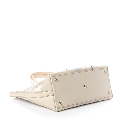 Gucci Guccissima Large Punch Tote Ivory 3 of 7