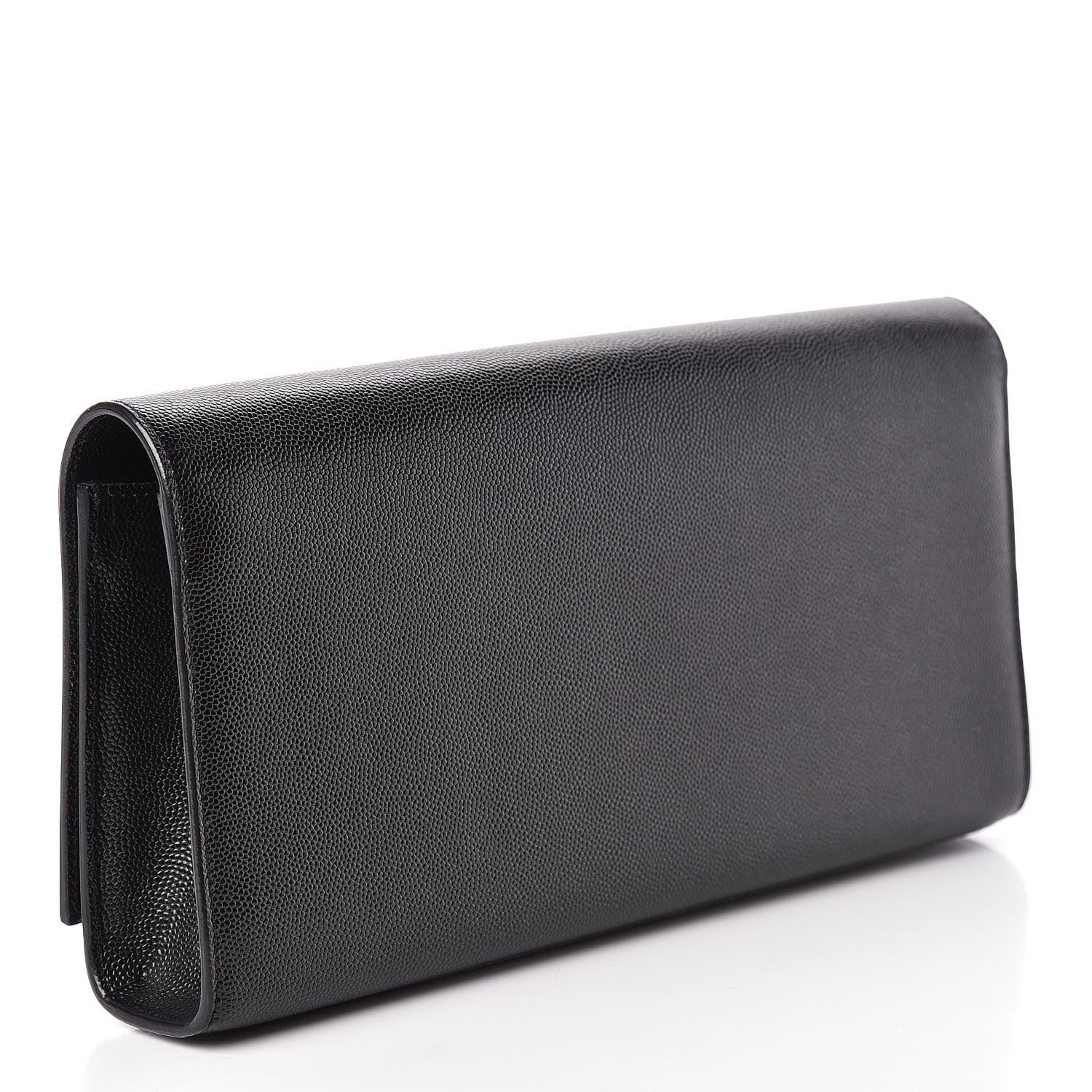 Saint Laurent Grain De Poudre Monogram Cassandre Clutch Black 3 of 14