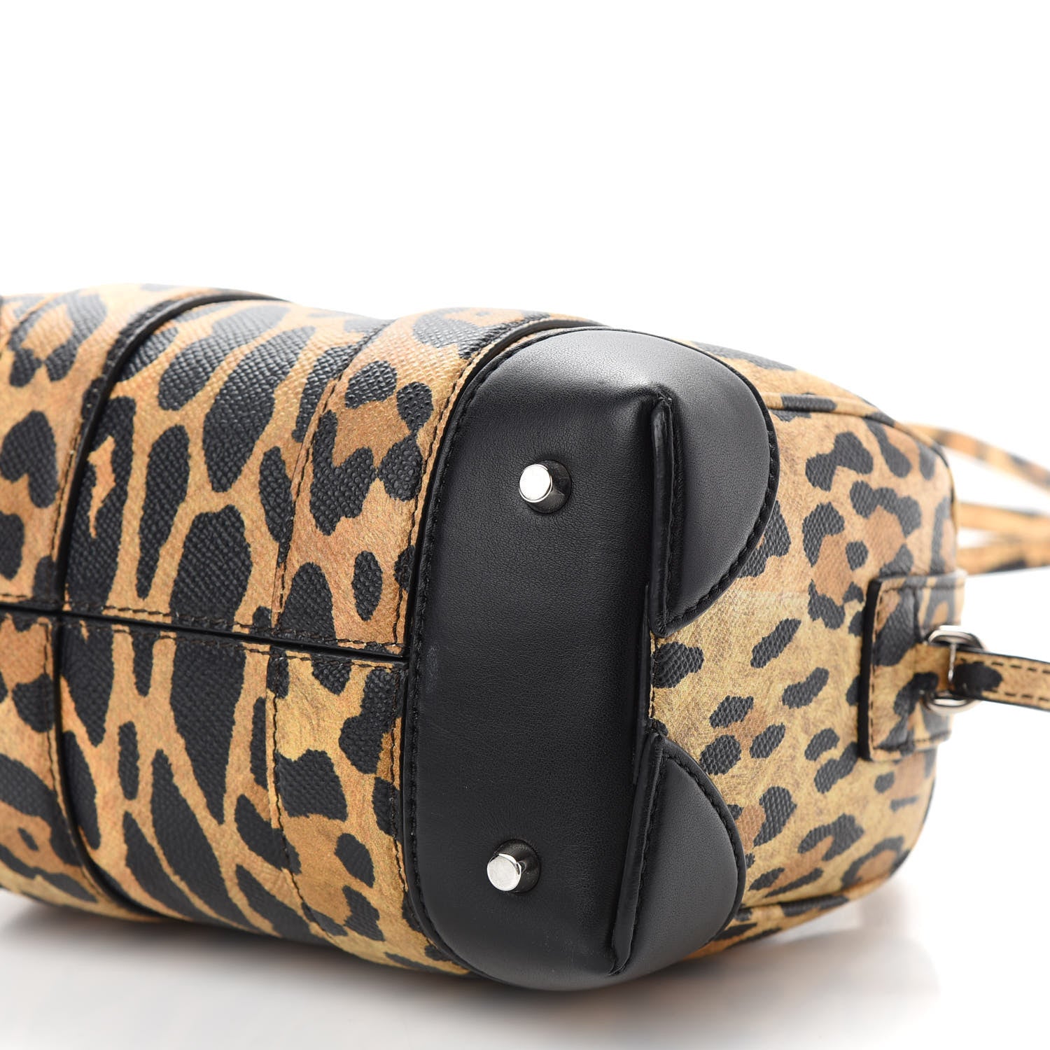 Givenchy Grained Calfskin Leopard Print Micro Lucrezia 9 of 9