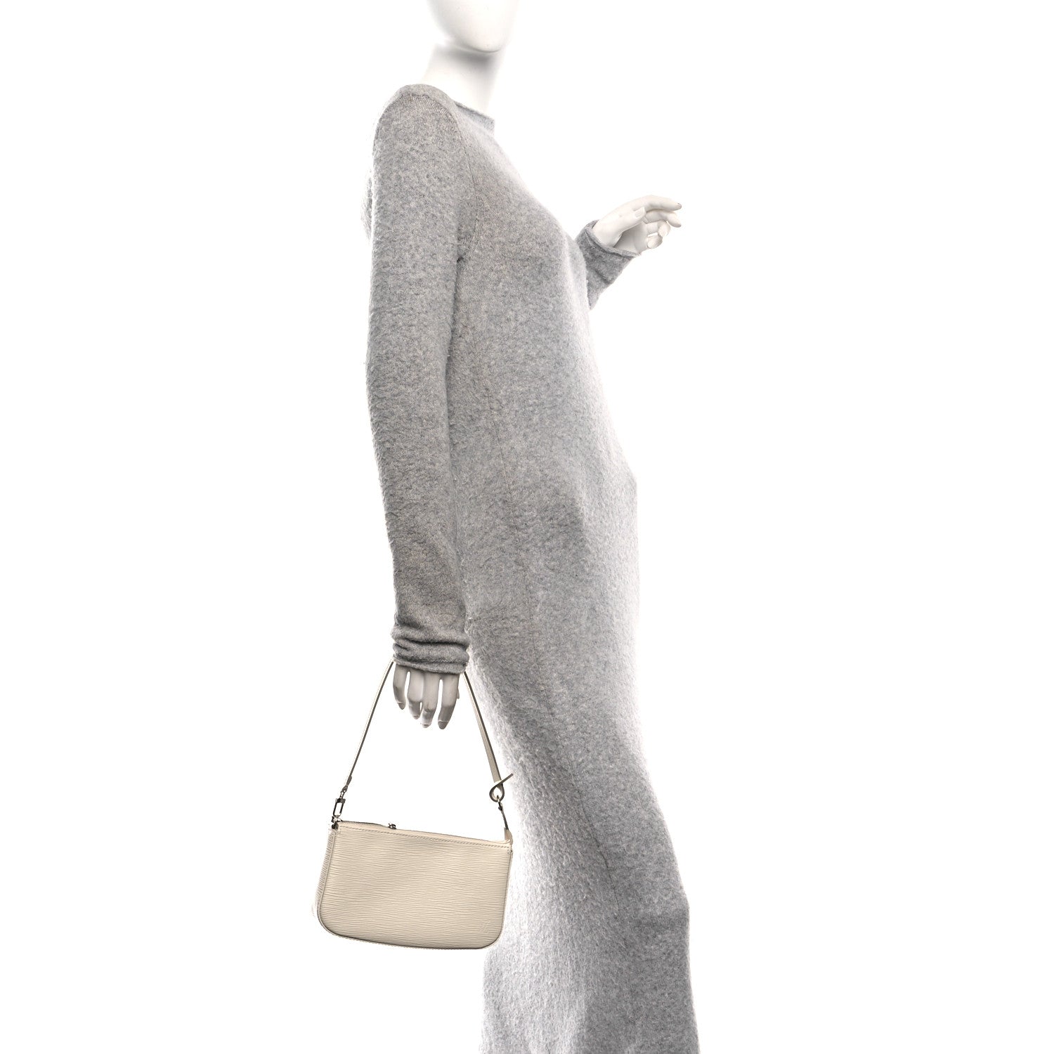 Louis Vuitton Epi Pochette Accessories NM Ivory 2 of 11