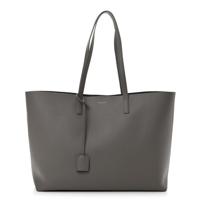Saint Laurent Calfskin Large Shopping Tote Granite 1 of 13