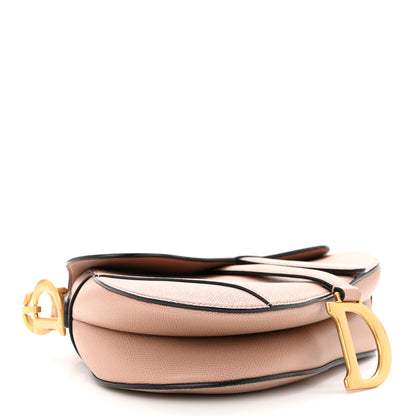 Christian Dior Grained Calfskin Saddle Bag Pink 4 of 11
