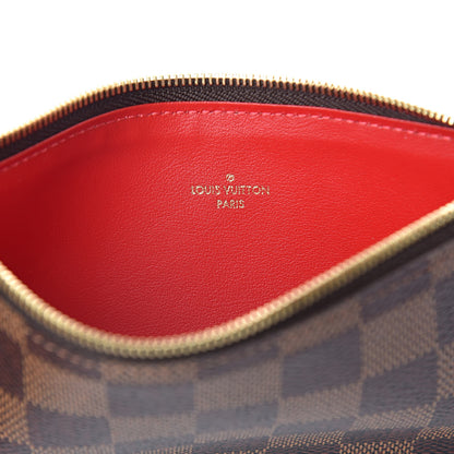 Louis Vuitton Damier Ebene Felicie Chain Wallet Zippered Insert 6 of 6