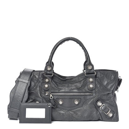 Balenciaga Agneau Giant 21 Silver Hardware Part Time Anthracite 1 of 10
