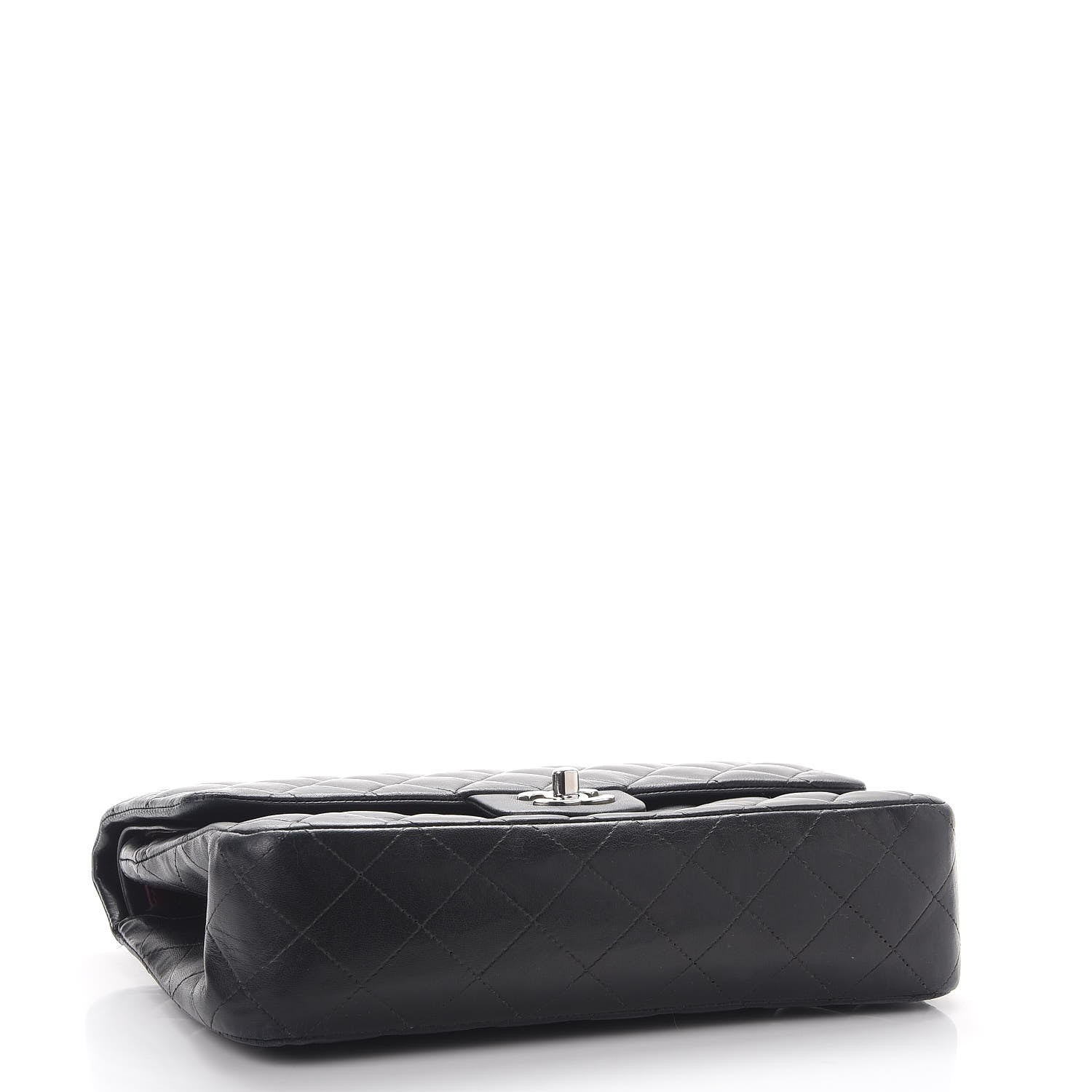 Chanel Lambskin Quilted Medium Double Flap Black 4 of 11
