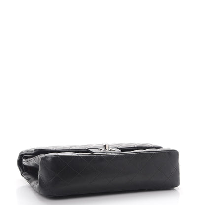 Chanel Lambskin Quilted Medium Double Flap Black 4 of 11