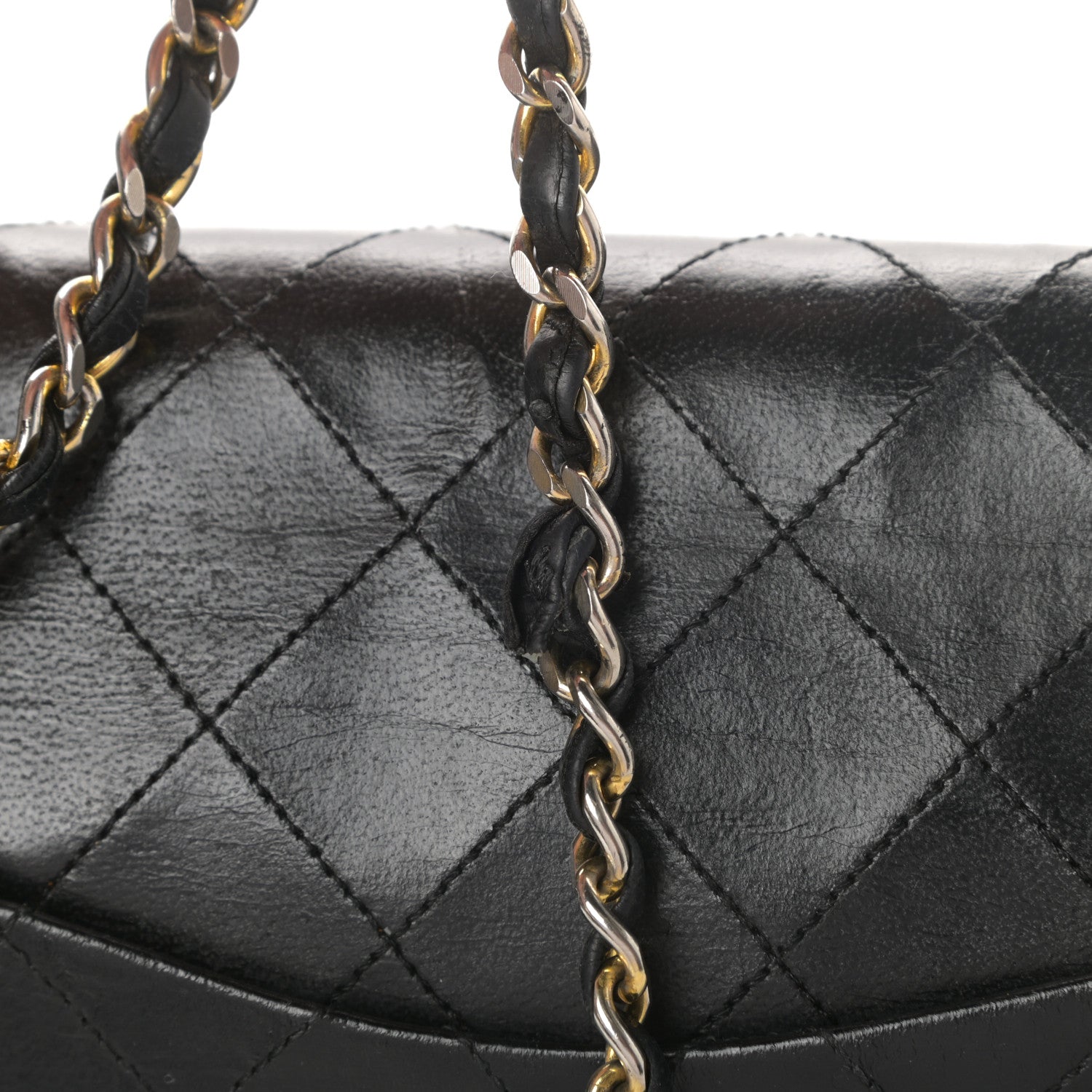 Chanel Lambskin Quilted Medium Double Flap Black 15 of 15