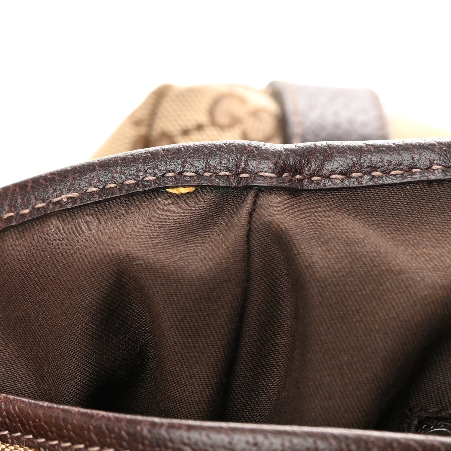Gucci Monogram Medium Abbey Shoulder Bag Dark Brown 13 of 17