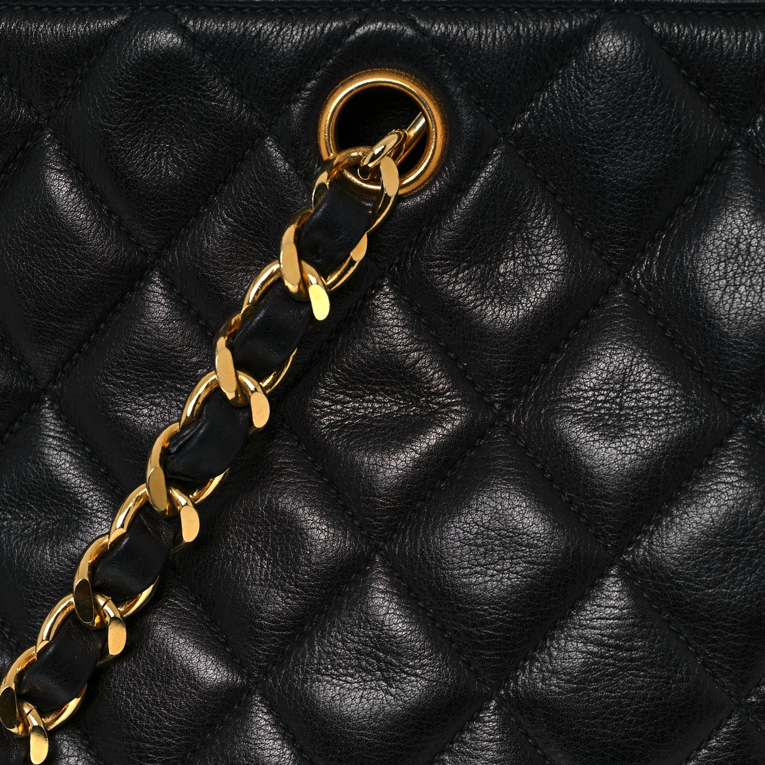 Chanel Lambskin Quilted Tote Black 14 of 14