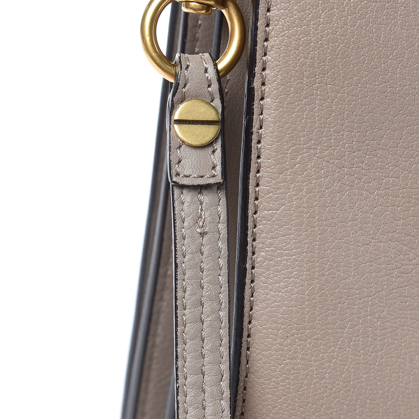 Goatskin Medium Faye Shoulder Bag Tan