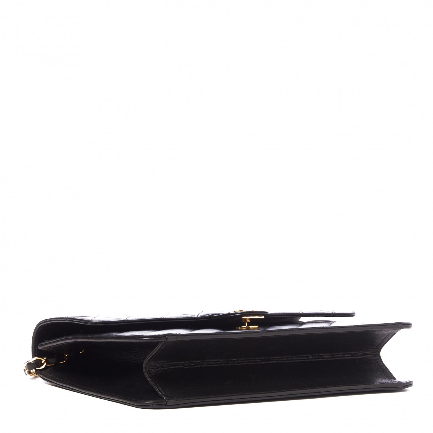 Chanel Lambskin Quilted Medium Single Flap Black 3 of 9